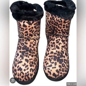 Leopard Print Women's Boots